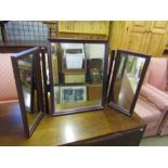 3 Way dressing table mirror H49cm approx
