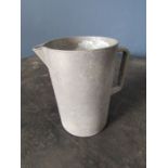Large galvanised kitchen jug made by British company Vital H27cm approx