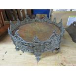 Cast iron Brasier 23cm high and 42cm dia