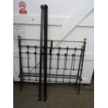 Vintage metal double bedframe