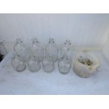 8 Demijohn bottles with bungs