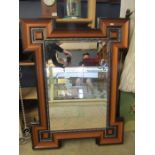 A spanish style bevelled mirror 43x32"