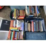 5 cases of books- modern and vintage