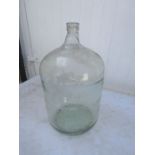 Large glass bottle H48cm approx