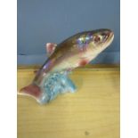 Jema- Holland fish with lustre glaze 25cm tall