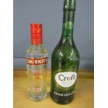 Smirnoff vodka and Croft sherry