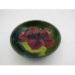 Moorcroft Hibiscus dish 12cm dia