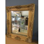 Gilt framed mirror 44x54cm