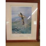 'The First of Many' signed spitfire plane ltd edition print signed by Micheal Turner and Alex