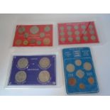 4x Proof sets to incl Farewell to the £SD system, Queen Elizabeth Sixpences 1953-1967, Crowns of