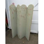 Upholstered wooden framed room divider H170cm approx