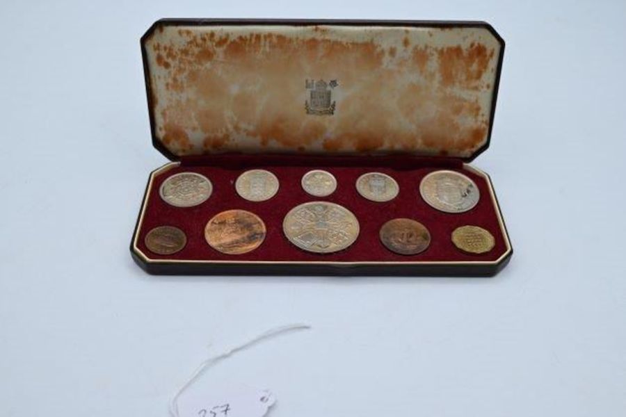 A cased 1953 Coronation coin set