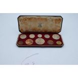 A cased 1953 Coronation coin set