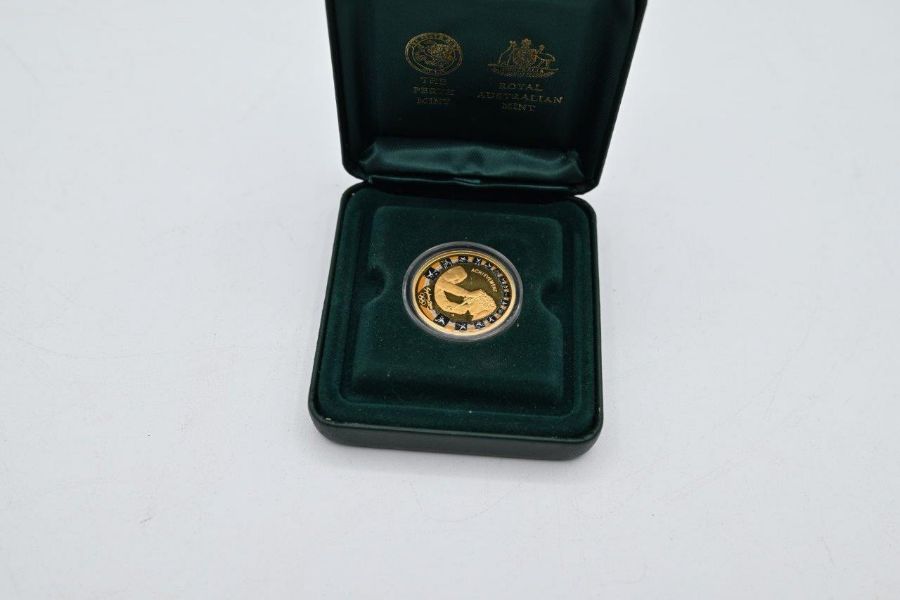 Perth Mint The Sydney 2000 Olympic $100 gold coin (No. 16492) with CoA in original presentation - Image 2 of 3