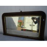 Tonbridgeware mantel mirror