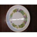 Royal Worsester 'vine harvest' flan dish 26.5cm