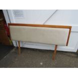 Retro upholstered double headboard L157cm approx