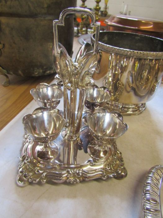 Silver plate table ware inc seving plates, dishes, bowls etc - Image 3 of 7