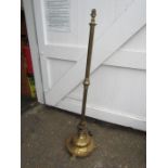 Brass floor lamp