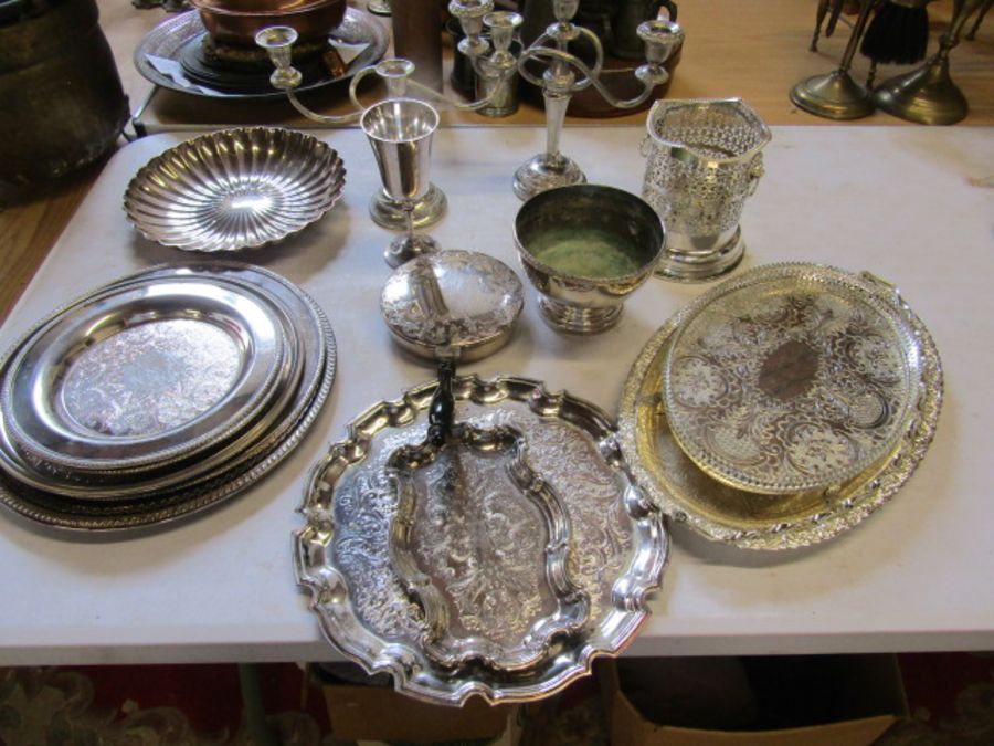 Silver plate table ware