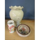 Denby vases and bowl