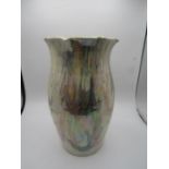 Somerset pottery vase with lustre glaze 30cm tall