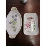 2 Spode serving dishes