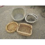 Wicker baskets inc cat bed