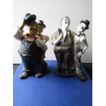 2 Laurel & Hardy figures tallest 12"
