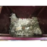 Tub of 6ds mixed, 14lbs in weight approx 1600 coins