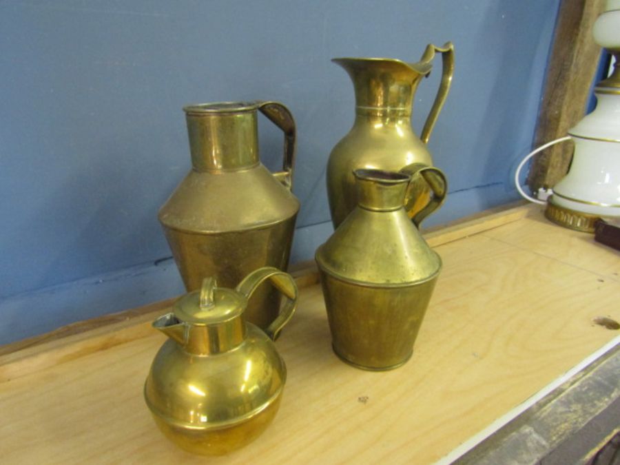 4 brass jugs - Image 3 of 3