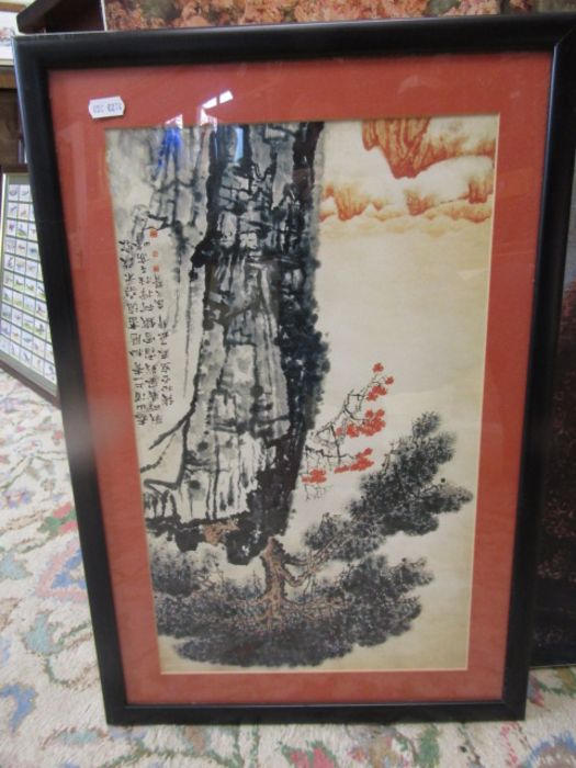 Large Oriental print and one other - Image 3 of 3