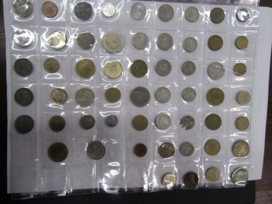 A large collection of coins in album- only few pages photographed- more to add - Image 8 of 11