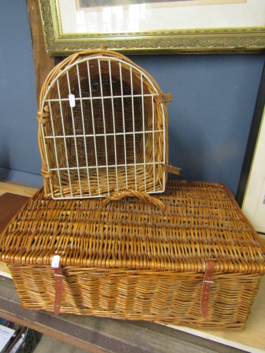 Pet basket and picnic basket