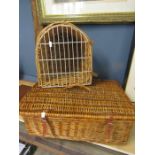 Pet basket and picnic basket