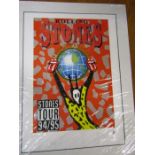 The Rolling Stones 'Voodoo Lounge World Tour' Limited numbered (4023/5000) plate signed lithographic