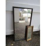 2 Wall mirrors Largest 45cm x 88cm approx