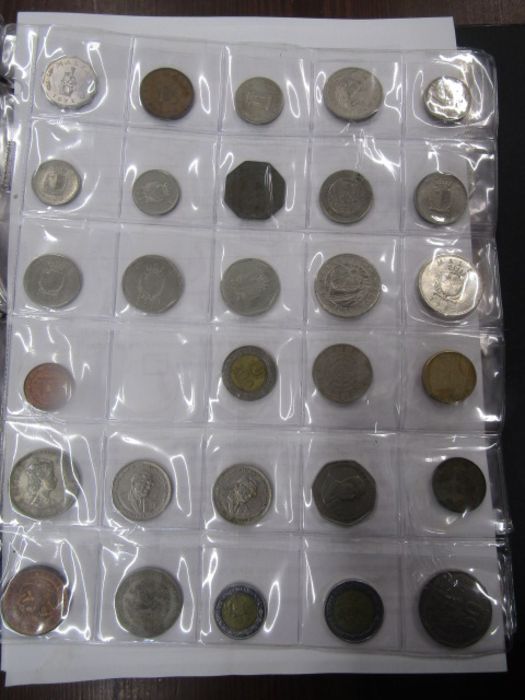 A large collection of coins in album- only few pages photographed- more to add - Image 10 of 11