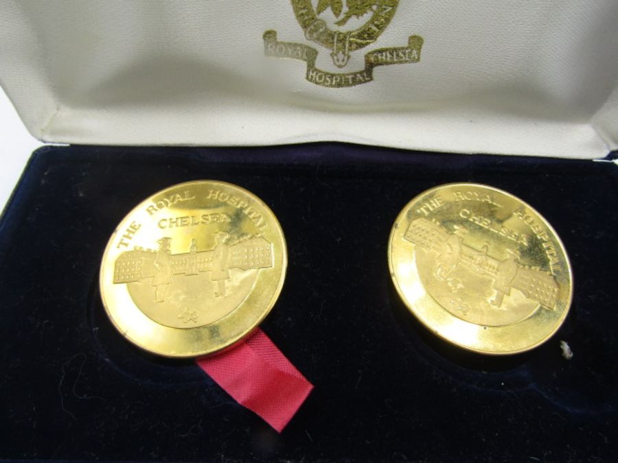 Equestrian medal and 2 Royal Chelsea hospital medals - Image 5 of 5