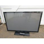Samsung 43" plasma TV with remote from a house clearance