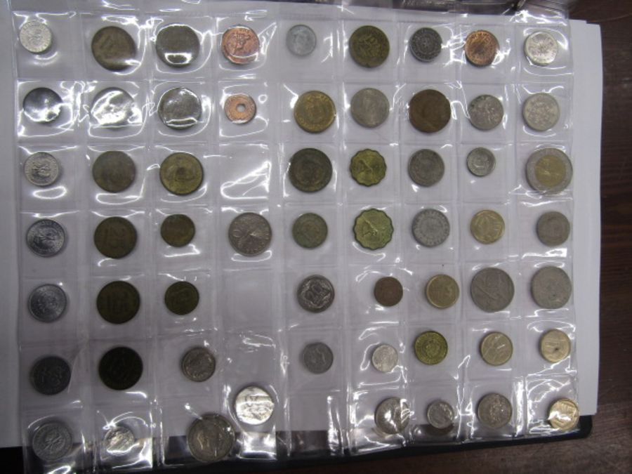 A large collection of coins in album- only few pages photographed- more to add - Image 7 of 11