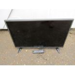 LG 32" LCD TV with remote from a house clearance