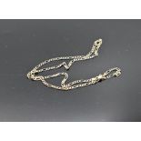 9ct yellow gold necklace, 55cm long, 6.3 grams