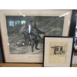 Signed print of Robert Scott and another of Dorothy Sweet