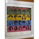 The Rolling Stones 'Some Girls' Limited numbered (936/5000) plate signed lithographic print (1994)
