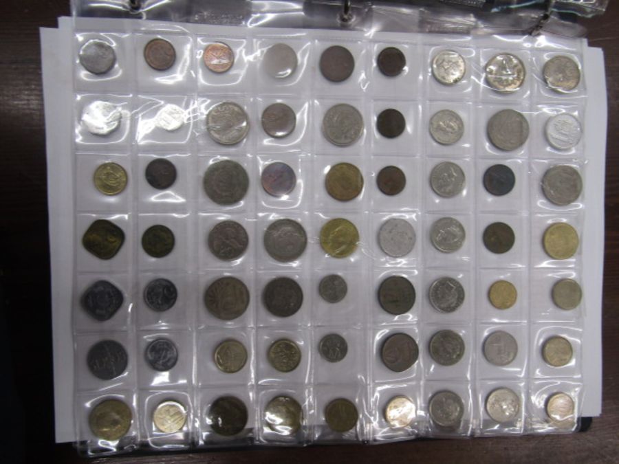 A large collection of coins in album- only few pages photographed- more to add - Image 6 of 11