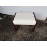 G-Plan stool with vinyl seat