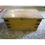 Wooden chest 27"w x 14"h