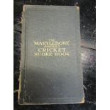 The 'Marlybone' pocket cricket score book
