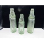 3 local codd bottles Wisbech & Walpole x 2 and Sleaford& Spalding